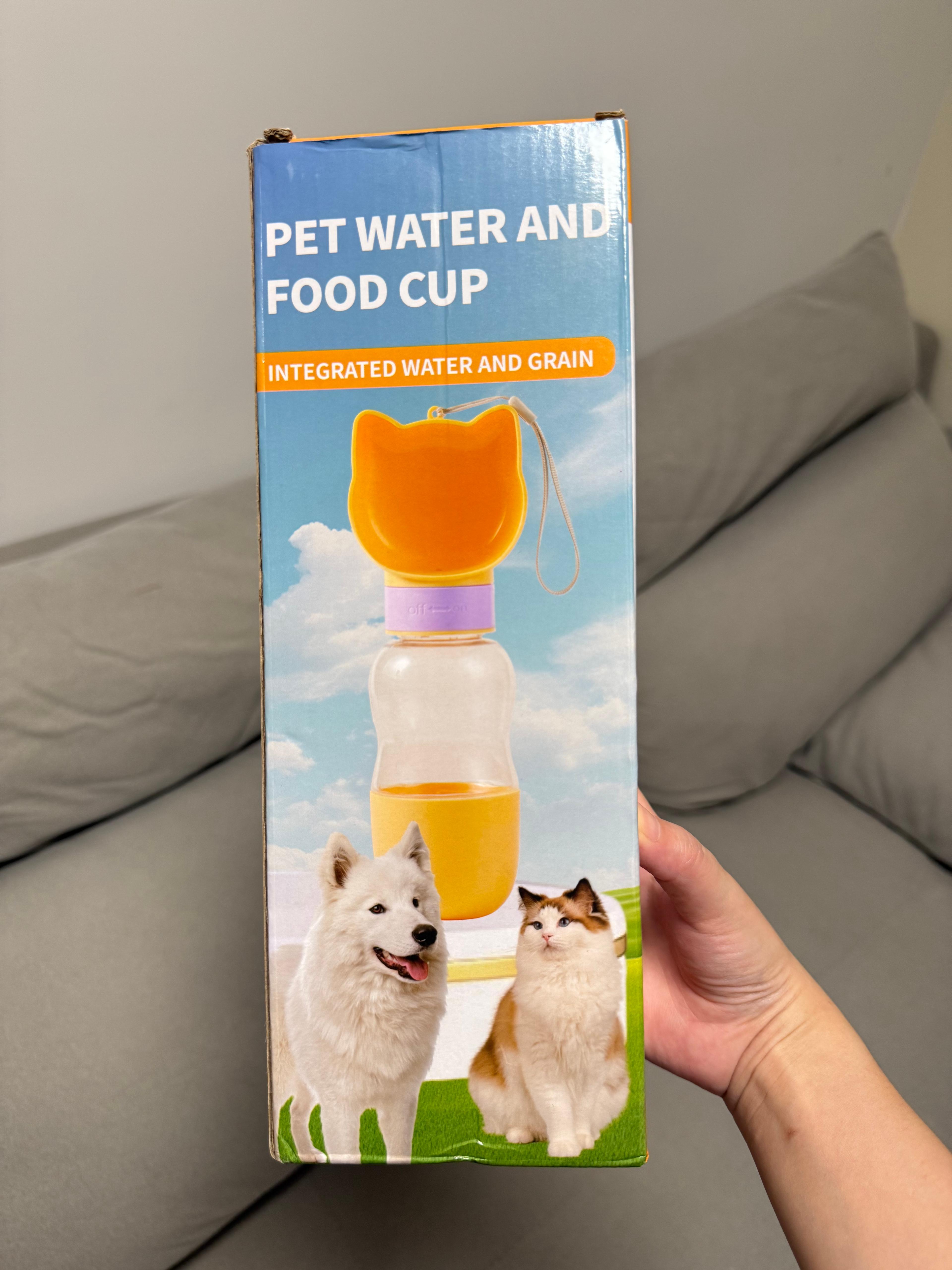 Customer review of 2-in-1 Leakproof Dog Travel Water Bottle
